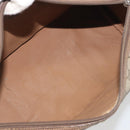 GUCCI GG Supreme Hand Bag PVC Leather Beige Gold Tone 002 123 6842 Auth 194131-17