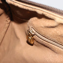GUCCI GG Supreme Hand Bag PVC Leather Beige Gold Tone 002 123 6842 Auth 194131-20