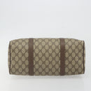 GUCCI GG Supreme Hand Bag PVC Leather Beige Gold Tone 002 123 6842 Auth 194131-9