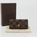LOUIS VUITTON Damier Ebene Multicles 4 Key Case N62631 LV Auth 194134M-12
