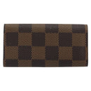 LOUIS VUITTON Damier Ebene Multicles 4 Key Case N62631 LV Auth 194134M-2