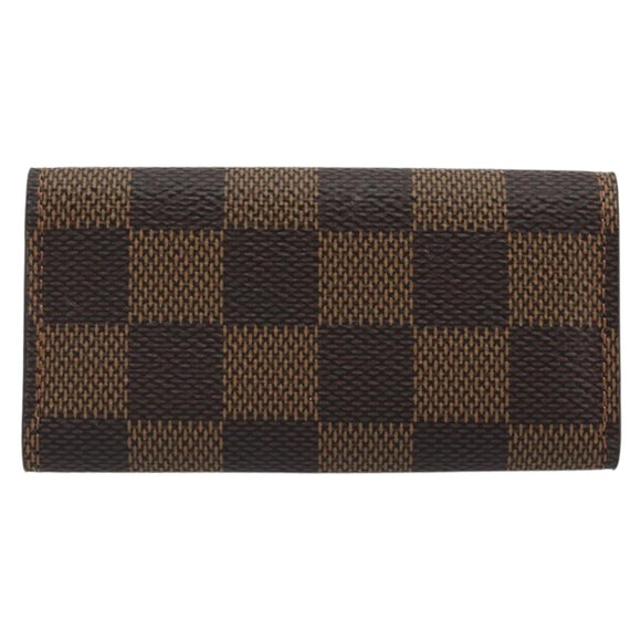 LOUIS VUITTON Damier Ebene Multicles 4 Key Case N62631 LV Auth 194134M