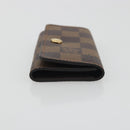 LOUIS VUITTON Damier Ebene Multicles 4 Key Case N62631 LV Auth 194134M-3