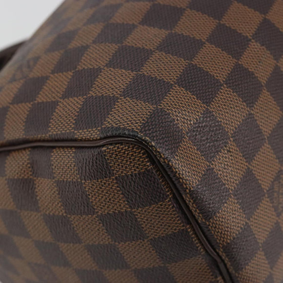 LOUIS VUITTON Damier Ebene Speedy 25 Hand Bag N41532 LV Auth 194137SAV