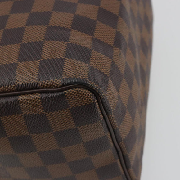 LOUIS VUITTON Damier Ebene Speedy 25 Hand Bag N41532 LV Auth 194137SAV