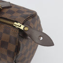 LOUIS VUITTON Damier Ebene Speedy 25 Hand Bag N41532 LV Auth 194137SAV-14