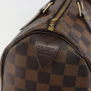 LOUIS VUITTON Damier Ebene Speedy 25 Hand Bag N41532 LV Auth 194137SAV-16