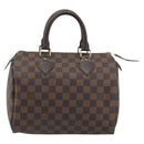 LOUIS VUITTON Damier Ebene Speedy 25 Hand Bag N41532 LV Auth 194137SAV-2
