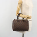 LOUIS VUITTON Damier Ebene Speedy 25 Hand Bag N41532 LV Auth 194137SAV-22