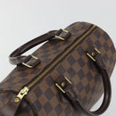 LOUIS VUITTON Damier Ebene Speedy 25 Hand Bag N41532 LV Auth 194137SAV-6