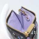 LOUIS VUITTON Multicolor Pochette Cles NM Coin Purse Black M60279 Auth 194139M-19
