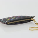 LOUIS VUITTON Multicolor Pochette Cles NM Coin Purse Black M60279 Auth 194139M-5