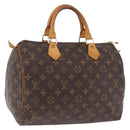 LOUIS VUITTON Monogram Speedy 30 Hand Bag M41526 LV Auth 194141A-1