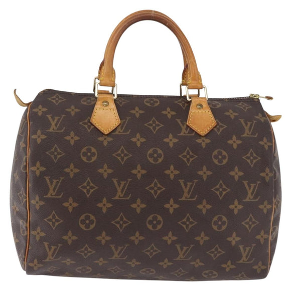 LOUIS VUITTON Monogram Speedy 30 Hand Bag M41526 LV Auth 194141A