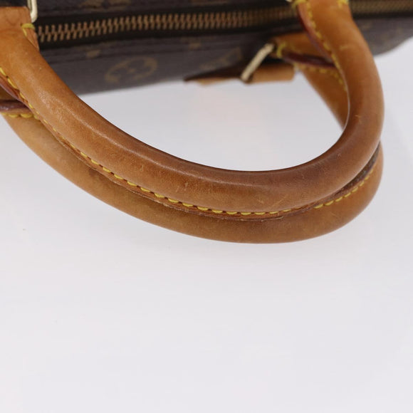 LOUIS VUITTON Monogram Speedy 30 Hand Bag M41526 LV Auth 194141A