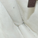 GUCCI GG Supreme Web Sherry Line Courier Bag PVC Beige Gold 474083 Auth 194145V-28