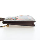 GUCCI GG Supreme Web Sherry Line Courier Bag PVC Beige Gold 474083 Auth 194145V-4