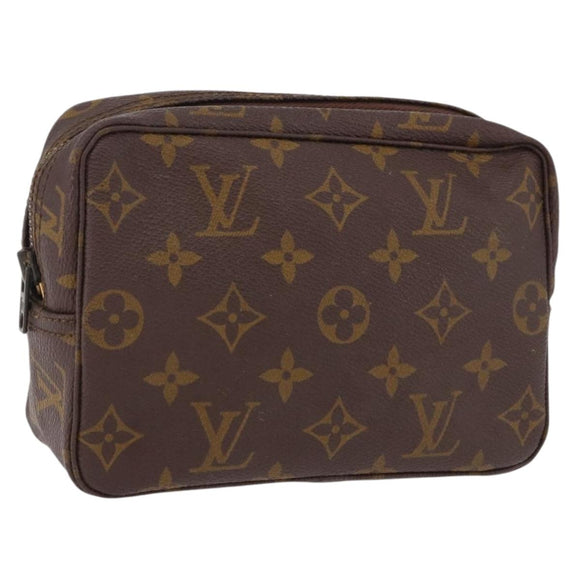 LOUIS VUITTON Monogram Trousse Toilette 18 Pouch M47526 LV Auth 194147