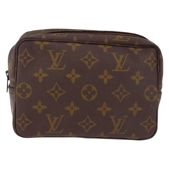 LOUIS VUITTON Monogram Trousse Toilette 18 Pouch M47526 LV Auth 194147