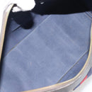 GUCCI GG Supreme Hand Bag PVC Leather Navy Gold Tone Auth 194149-17
