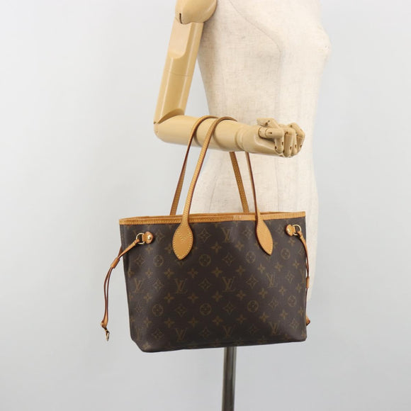 LOUIS VUITTON Monogram Neverfull PM Tote Bag M40155 LV Auth 194154V