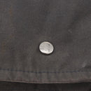 HERMES Fourre Tout Bassas MM Shoulder Bag Canvas Gray Silver Auth 194155-14