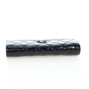 CHANEL Brilliant Matelasse Long Wallet Patent Black Silver CC Auth 194160M-6
