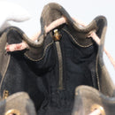 FENDI Pecan Backpack PVC Leather Brown Gold Tone Auth 194161-23