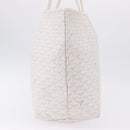 GOYARD Herringbone Saint Louis GM Tote Bag PVC White Auth 194163-3
