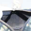 Christian Dior Trotter Pouch PVC Leather Blue White Auth 194167-11