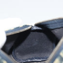 Christian Dior Trotter Pouch PVC Leather Blue White Auth 194167-18