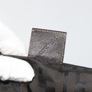 FENDI Zucca Canvas Hand Bag Brown Auth 194169-12