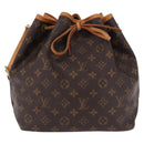 LOUIS VUITTON Monogram Petit Noe Shoulder Bag M42226 LV Auth 194171SAV-13