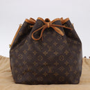 LOUIS VUITTON Monogram Petit Noe Shoulder Bag M42226 LV Auth 194171SAV-12