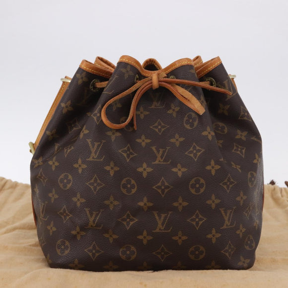 LOUIS VUITTON Monogram Petit Noe Shoulder Bag M42226 LV Auth 194171SAV