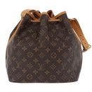 LOUIS VUITTON Monogram Petit Noe Shoulder Bag M42226 LV Auth 194171SAV-2