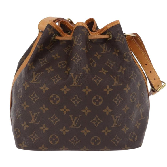 LOUIS VUITTON Monogram Petit Noe Shoulder Bag M42226 LV Auth 194171SAV