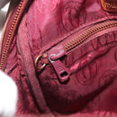 CARTIER Must Line Shoulder Bag Leather Beige Gold Auth 194176-22