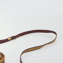 CARTIER Must Line Shoulder Bag Leather Beige Gold Auth 194176-8