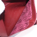 CARTIER Must Line Shoulder Bag Leather Bordeaux Gold Tone Auth 194177A-21