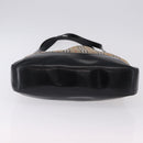 Burberrys Nova Check Shoulder Bag Canvas Beige Black Auth 194178A-9