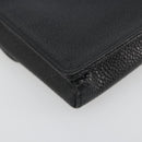 CHANEL COCO Mark Cigarette Case Caviar Skin Black CC Auth 194184M-11