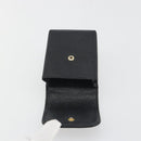 CHANEL COCO Mark Cigarette Case Caviar Skin Black CC Auth 194184M-12