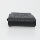 CHANEL COCO Mark Cigarette Case Caviar Skin Black CC Auth 194184M-6