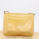 LOUIS VUITTON Monogram Vernis Thompson Street Bag Beige M91301 LV Auth 194189V-12