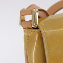 LOUIS VUITTON Monogram Vernis Thompson Street Bag Beige M91301 LV Auth 194189V-3