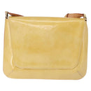 LOUIS VUITTON Monogram Vernis Thompson Street Bag Beige M91301 LV Auth 194189V-4