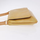 LOUIS VUITTON Monogram Vernis Thompson Street Bag Beige M91301 LV Auth 194189V-6