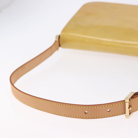 LOUIS VUITTON Monogram Vernis Thompson Street Bag Beige M91301 LV Auth 194189V