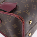 LOUIS VUITTON Monogram PopincourtPM Hand Bag 2way Wine Red M43462 LV Auth 194190-8